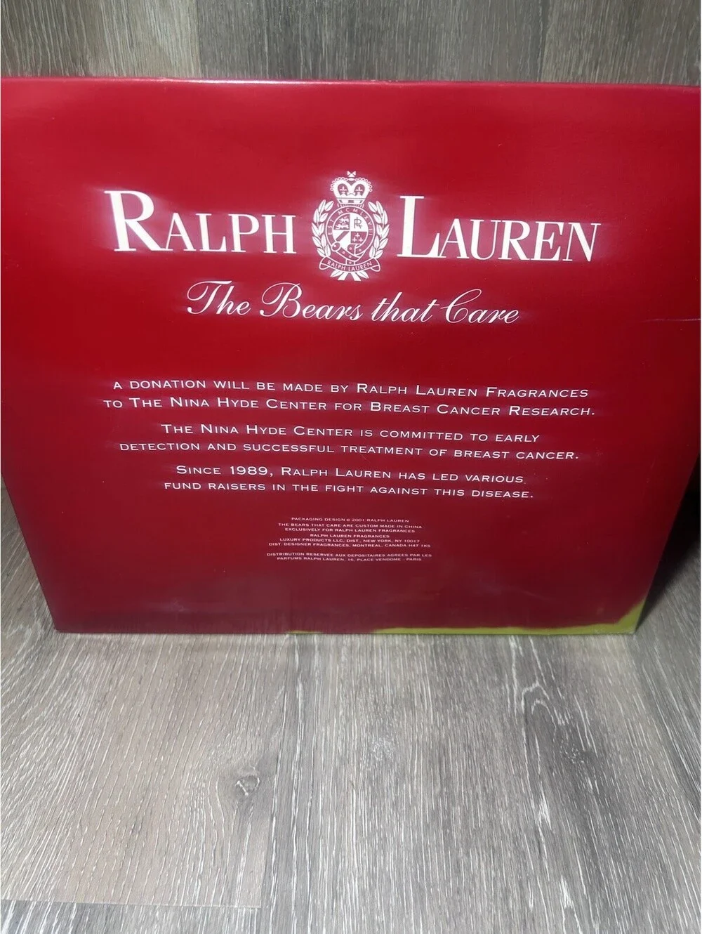 Ralph Lauren 2001 Polo Plush The Bears That Care Red White & Blue Scarves NEW